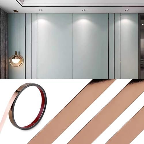 Molding Trim Peel and Stick, Flexible Mirror Border Design, 201 Stainless Steel ... - Image 4