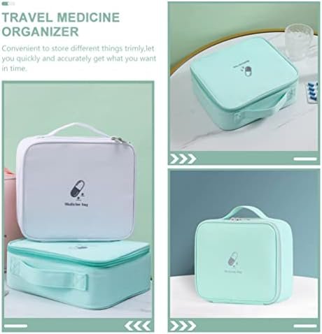 COHEALI Medication Organizer Empty First Aid Bags Travel Medicine Bag Supplies O... - Image 8