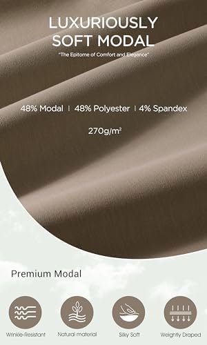 ODODOS Modal Soft Wide Leg Pants for Women High Waist Casual Relaxed Pants with ... - Image 6