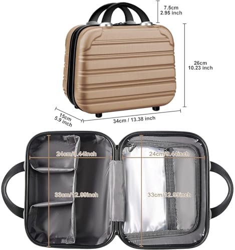 Luggage Suitcase PC+ABS with TSA Lock Expandable Hardshell Carry On Luggage with... - Image 5