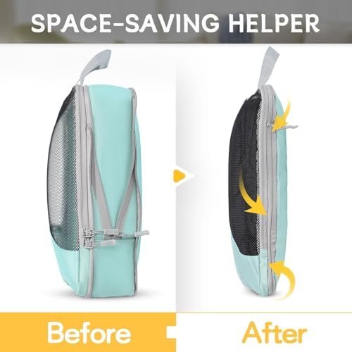 Compression Packing Cubes 8 Set, Dual Zipper Compression Packing Cubes for Trave... - Image 6