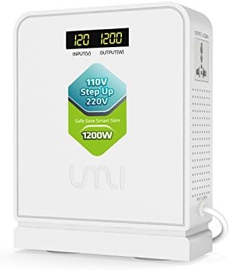 UMI Step Up Voltage 110v to 220v Converter, Heavy Duty Power Converter 110v to 2... - Image 2