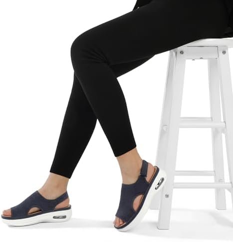 mysoft Women's Comfortable Air Cushion Support Walking Sandals Breathable Knit S... - Image 5