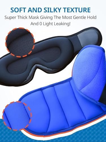 Travel Pillows for Airplanes, Airplane Pillow with Sleeping Eye Mask, Travel Nec... - Image 7