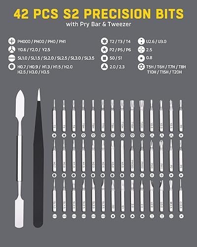 Banshu Precision Screwdriver Set, 46 in 1 Small Screwdriver Set with Case, Pocke... - Image 3