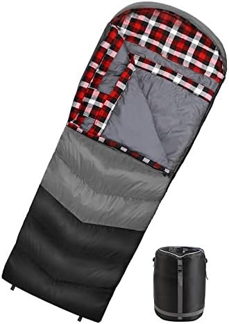 Coastrail Outdoor Sleeping Bag for Adults, XL THREE-ZONE Thickened Design Warm a... - Image 2