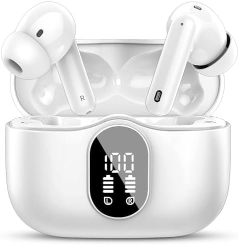 Wireless Earbuds Bluetooth 5.3 Headphones Bass Stereo Ear Buds with Noise Cancel... - Image 2