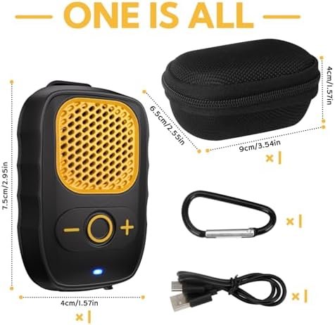 Wearable Bluetooth Speaker - 30H Working Time Clip-On Wireless Jobsite Pro Water... - Image 7