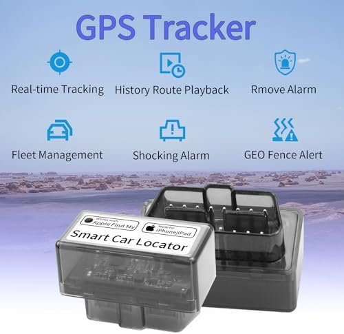 OBD 2 Real Time Tracker Vehicle Tracking Device Car OBD Locator Works with Apple... - Image 5