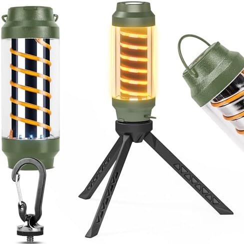 Rechargeable LED Outdoor Camping Lantern Flashlight - IP6X Waterproof, USB-C Rec... - Image 2