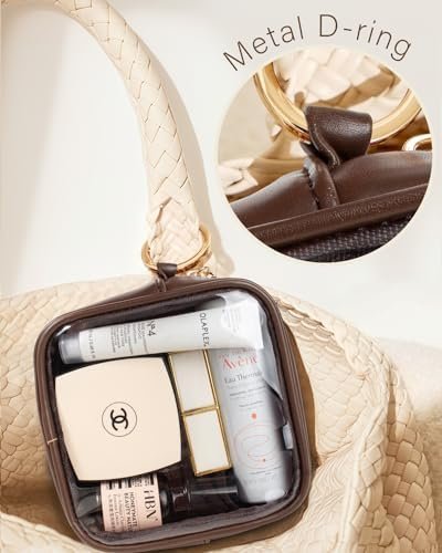 LETGO Small Cosmetic Bag for Purse Mini Makeup Bag for School Cute Clear Make Up... - Image 4