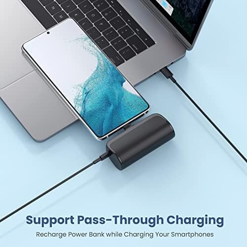 Mini Portable Charger 5200mAh,PD Fast Charging USB C Power Bank,Portable Phone C... - Image 6
