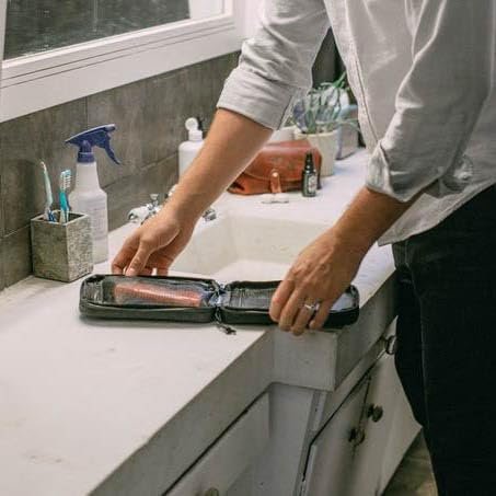 Gravel Hanging Toiletry Bag, Water Resistant Hanging Travel Toiletry Bag for Sha... - Image 8