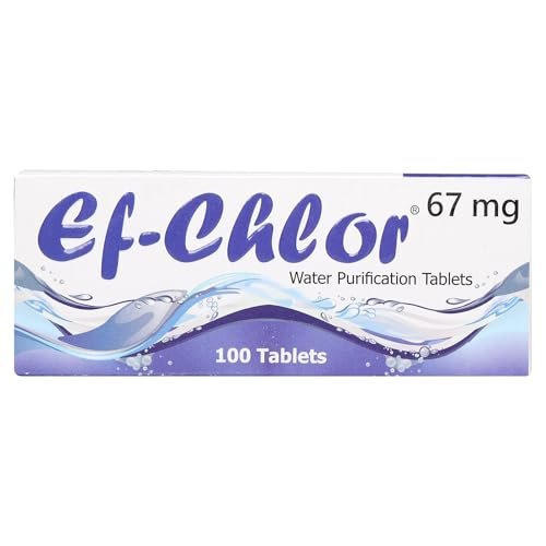 Ef-Chlor Water Purification Tablets/Drops (67 mg - 100 Tablets) - Potable Water ... - Image 2