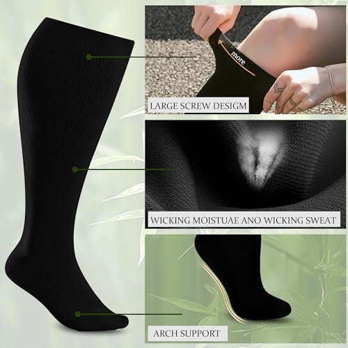 CONRAN KREMIX Plus Size Compression Socks For Women - Image 7