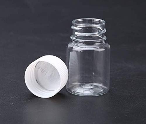 10PCS Empty Plastic Medicine Pill Bottle Container Solid Powder Medicine Chemica... - Image 5