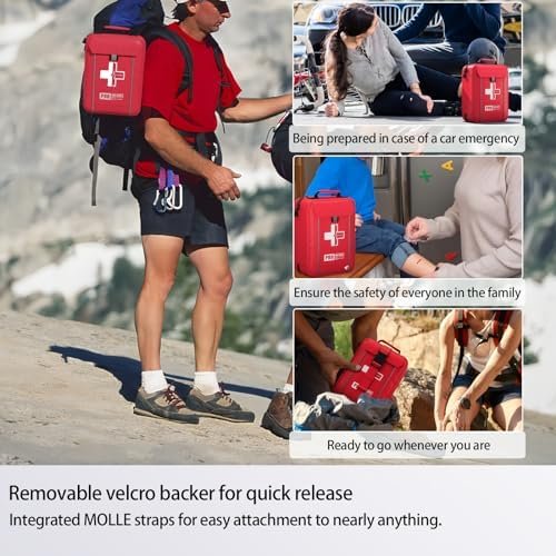 Upgrade - Comprehensive First Aid Kit with Labelled Compartments, MOLLE System E... - Image 5