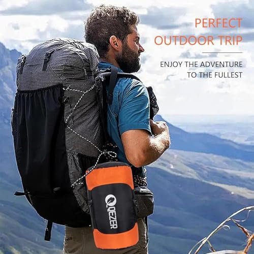 Down Sleeping Bag for Adults 600 Fill Power Down Sleeping Bag Cold Weather Ultra... - Image 8