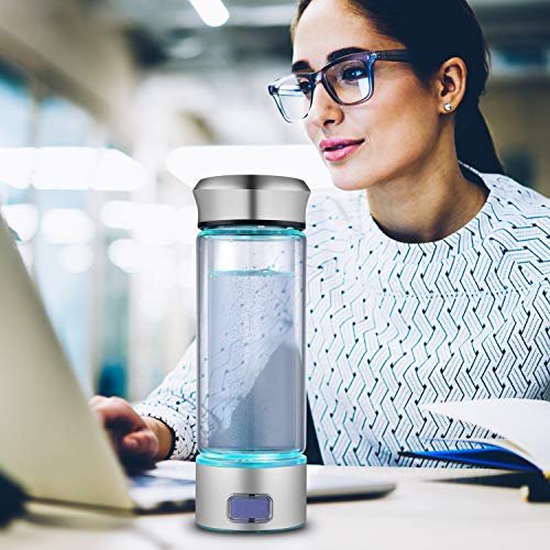 LevelUpWay - Glass Hydrogen Water Bottle Generator with SPE PEM Technology (350m... - Image 10