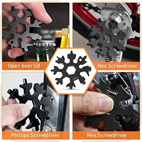 Dusor Gifts for Men, 18-in-1 Snowflake Multitool, Father's Day Gifts from Daught... - Image 6