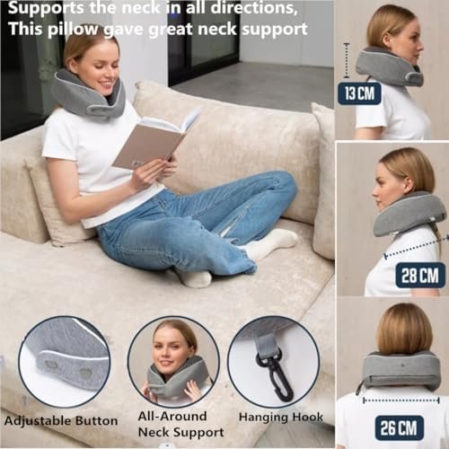 U-Shaped Neck Pillow for Sleeping Travel and Office Nap,Comfortable Neck Support... - Image 3