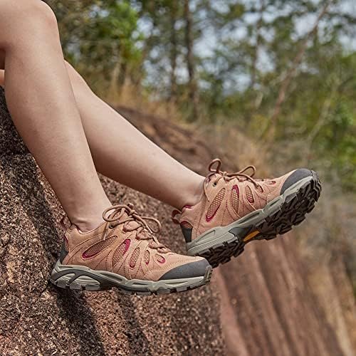 CAMEL CROWN Women's Hiking Shoes Outdoor Leather Breathable Lightweight Sneaker ... - Image 3