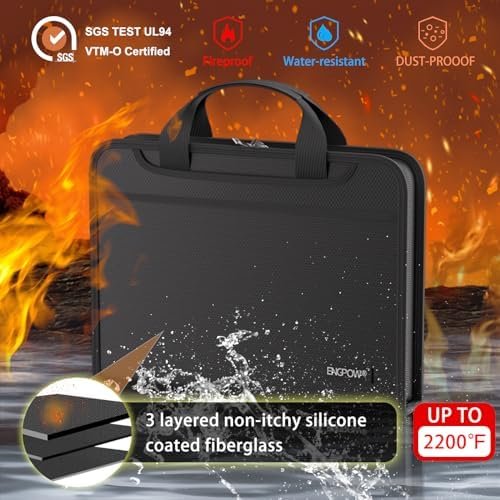 ENGPOW Accordion File Organizer,Fireproof Expanding File Folder with Multi Pocke... - Image 3