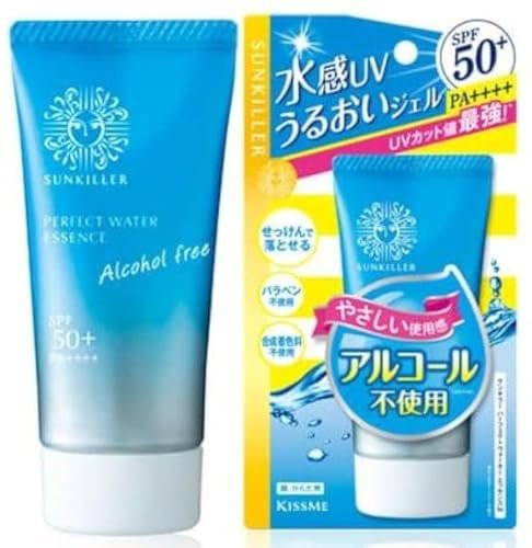 Kiss Me Japan Sunkiller Perfect Water Essence Sunscreen Gel SPF50+ PA++++ - Image 3