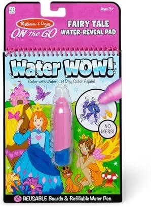 Melissa & Doug On the Go Water Wow! Reusable Water-Reveal Activity Pad - Fairy T... - Image 2
