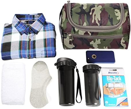 Vercord Mens Toiletry Bag Wash Travel Small Shaving Dop Kit Shower Bathroom Ditt... - Image 6