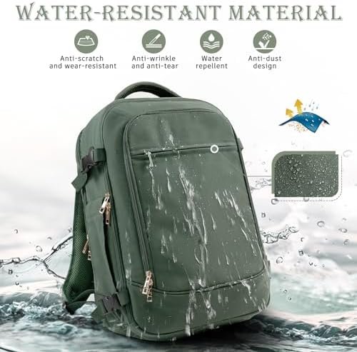 Carry on Backpack, Flight-approved Backpack for Traveling, 40L Personal Item Tra... - Image 6