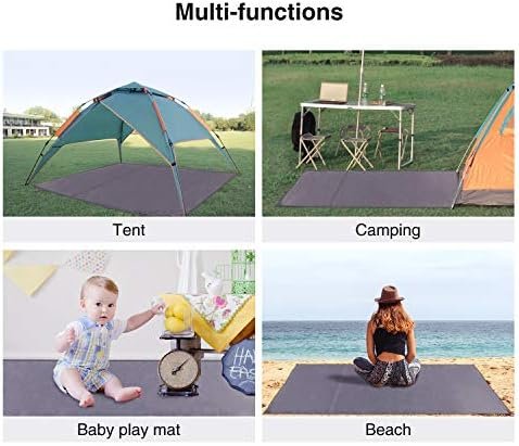 REDCAMP Waterproof Camping Tent Tarp - 83" x83'', 4 in 1 Multifunctional Tent Fo... - Image 6