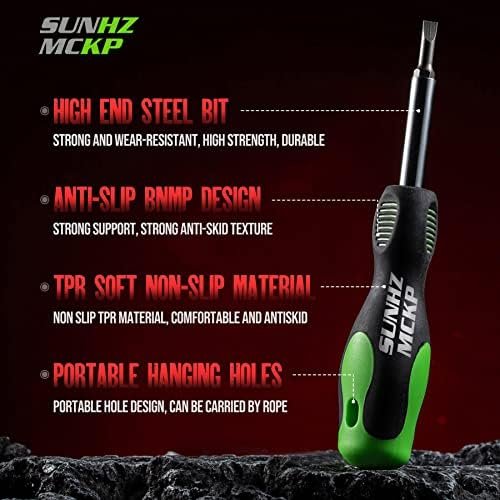 SUNHZMCKP 8 in 1 Screwdriver, Portable multi-purpose screwdriver set,High-Streng... - Image 5