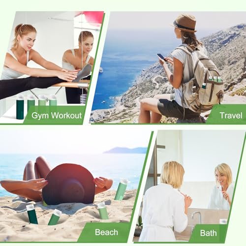 Travel Bottles for Toiletries, 3.4 oz Travel Bottles TSA Approved BPA Free Leak ... - Image 7