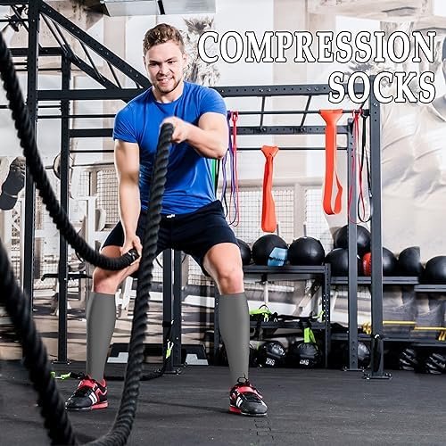 WITHYOU Compression Socks 15-20 mmHg is Best Athletic for Men & Women Running Fl... - Image 3
