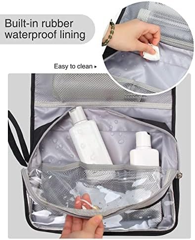 Relavel Travel Hanging Toiletry Bag for Men Women Travel Kit Shaving Bag Waterpr... - Image 9