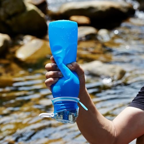 Ultra-Filtration Filtered Water Bottle,Portable Water Filter with 1l,Foldable Wa... - Image 7