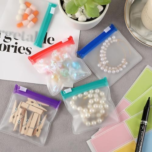 MARFOREVER 39 Pcs Pill Pouch Bags Set - Zippered Pill Bags Box Travel Pill Organ... - Image 5