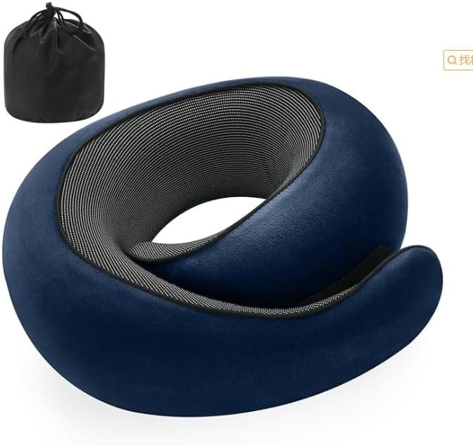 2024 New Memory Foam Travel Pillow for Airplanes,Neck Pillow for Traveling,Neck ... - Image 2