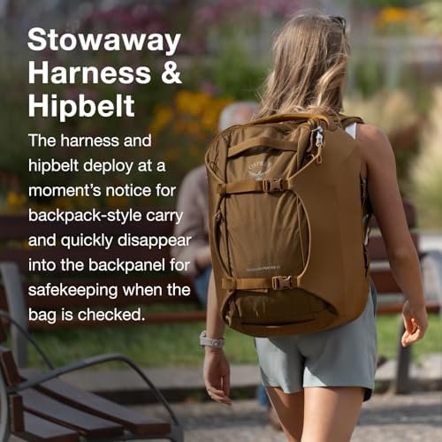Osprey Sojourn Porter 46L Travel Backpack, Koseret Green - Image 5