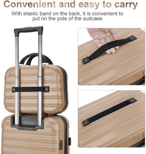 Luggage Suitcase PC+ABS with TSA Lock Expandable Hardshell Carry On Luggage with... - Image 7