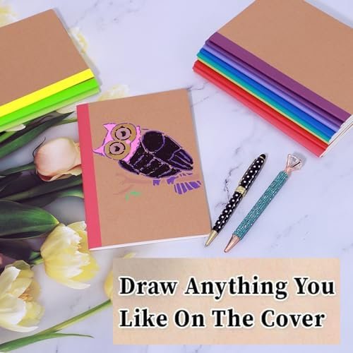 12 Pack Composition Notebooks Lined Journal Bulk Writing Diary Planner with Thic... - Image 6