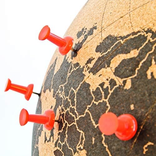 Suck UK | Cork Globe | World Map Pin Board | Cork Board World Globe Decor | Trav... - Image 3
