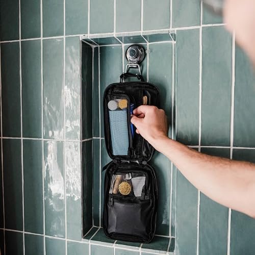 Gravel Hanging Toiletry Bag, Water Resistant Hanging Travel Toiletry Bag for Sha... - Image 4