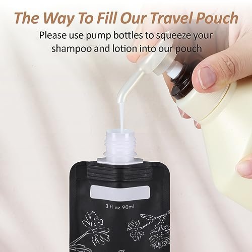 PACKISM Travel Containers for Liquids - 12 Pack Leak Proof 3oz TSA Approved Liqu... - Image 6