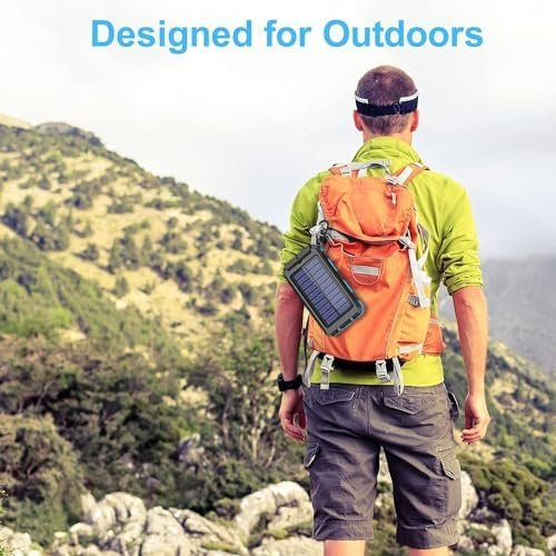 Solar Charger Power Bank, 38800mAh Portable Charger Fast Charger Dual USB Port B... - Image 8