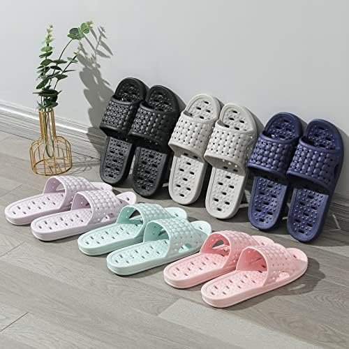 Shower Shoes Quick Dry Non-Slip Bathroom Slippers for Men Women Dorm Home Slides - Image 8