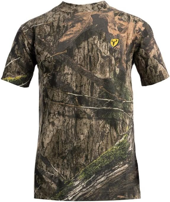 Shield Series Youth Fused Cotton Short Sleeve Shirt, Youth Camouflage Shirt - Image 8
