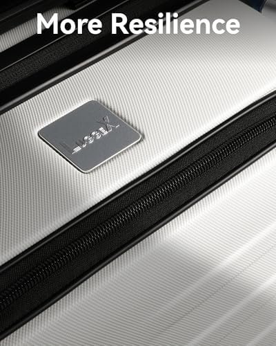 LUGGEX Carry On Luggage with Front Opening, Expandable Polycarbonate Hard Shell ... - Image 5