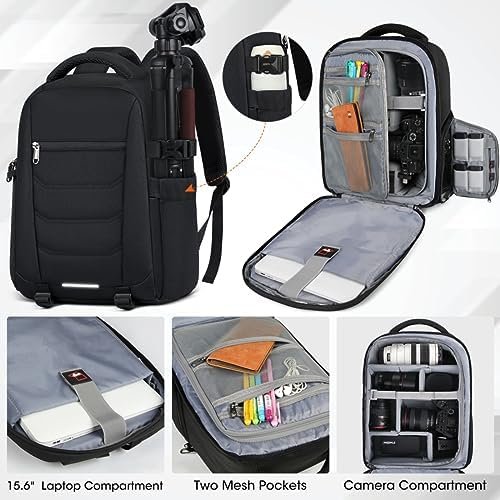 Camera Bag Backpack Professional for DSLR SLR Mirrorless Camera Waterproof Camer... - Image 3